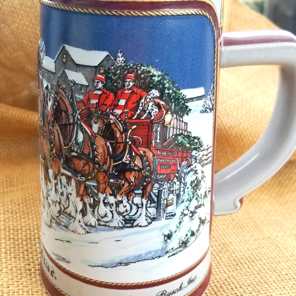 Budweiser 1989 Collector's Series Stein